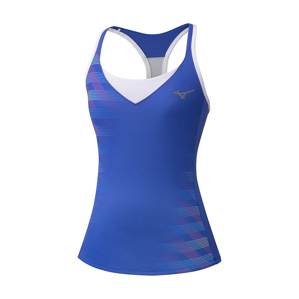 Mizuno Women's Printed Tank Top Blue (K2GA021029-SAQ)